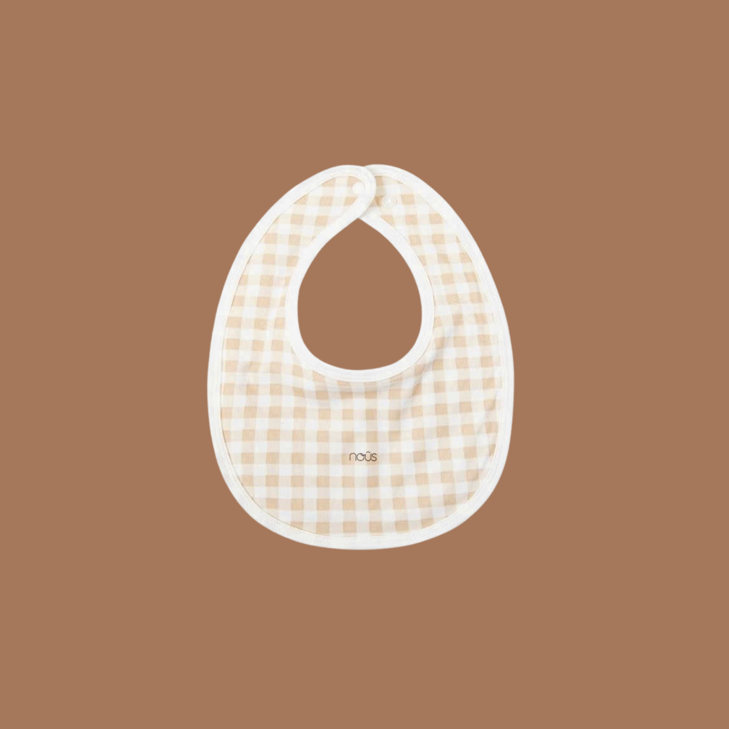 Toffee Check Feeding Bib