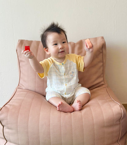 Sunshine Gingham Romper