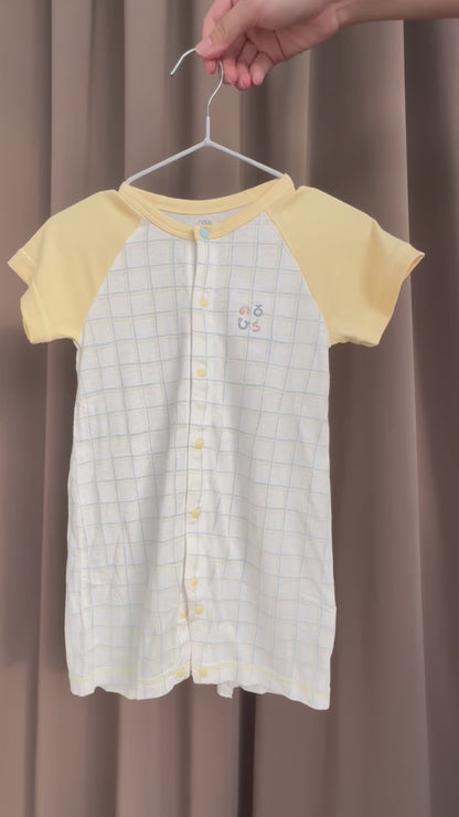 Sunshine Gingham Romper
